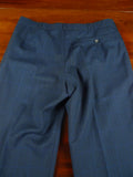 26/0728 vintage 1998 anderson & sheppard savile row bespoke blue wp check wool worsted suit 39 regular