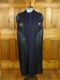 26/0721 immaculate loro piana wool navy blue full-length raglan coat overcoat 46