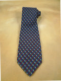 26/0783 immaculate christian dior teal red gold 100% silk tie