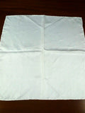 26/0744 immaculate turnbull & asser Jermyn St. cream 100% silk pocket square