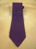 26/0751 immaculate turnbull & asser navy blue red 100% silk tie