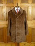 26/0756 wonderful vintage gannex alpaca teddy bear style car peacoat 40