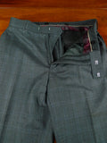 26/0776 immaculate chester barrie grey & blue glen check wool & cashmere suit 40 short