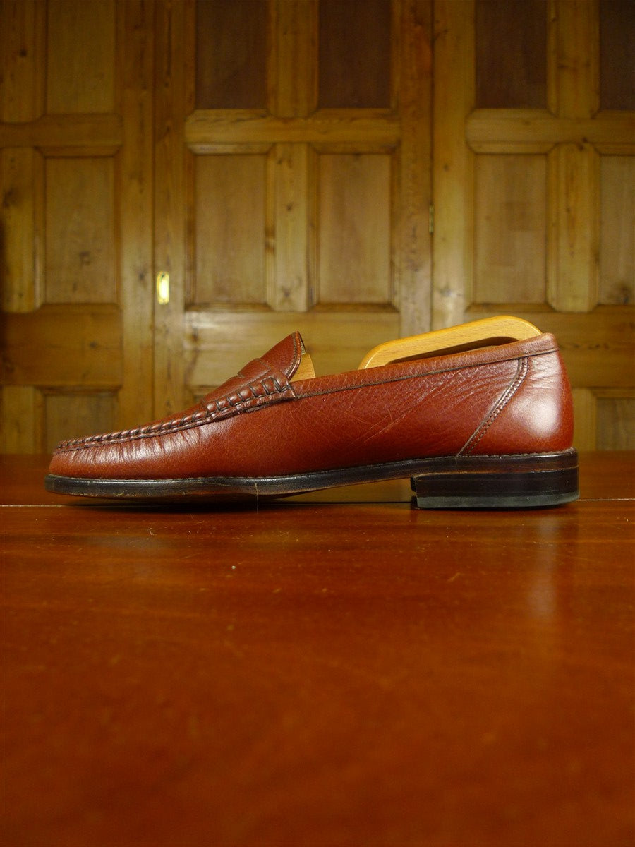 26/0779 near immaculate bally of switzerland brown leather loafer shoe w/ trees uk 8