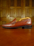 26/0779 near immaculate bally of switzerland brown leather loafer shoe w/ trees uk 8
