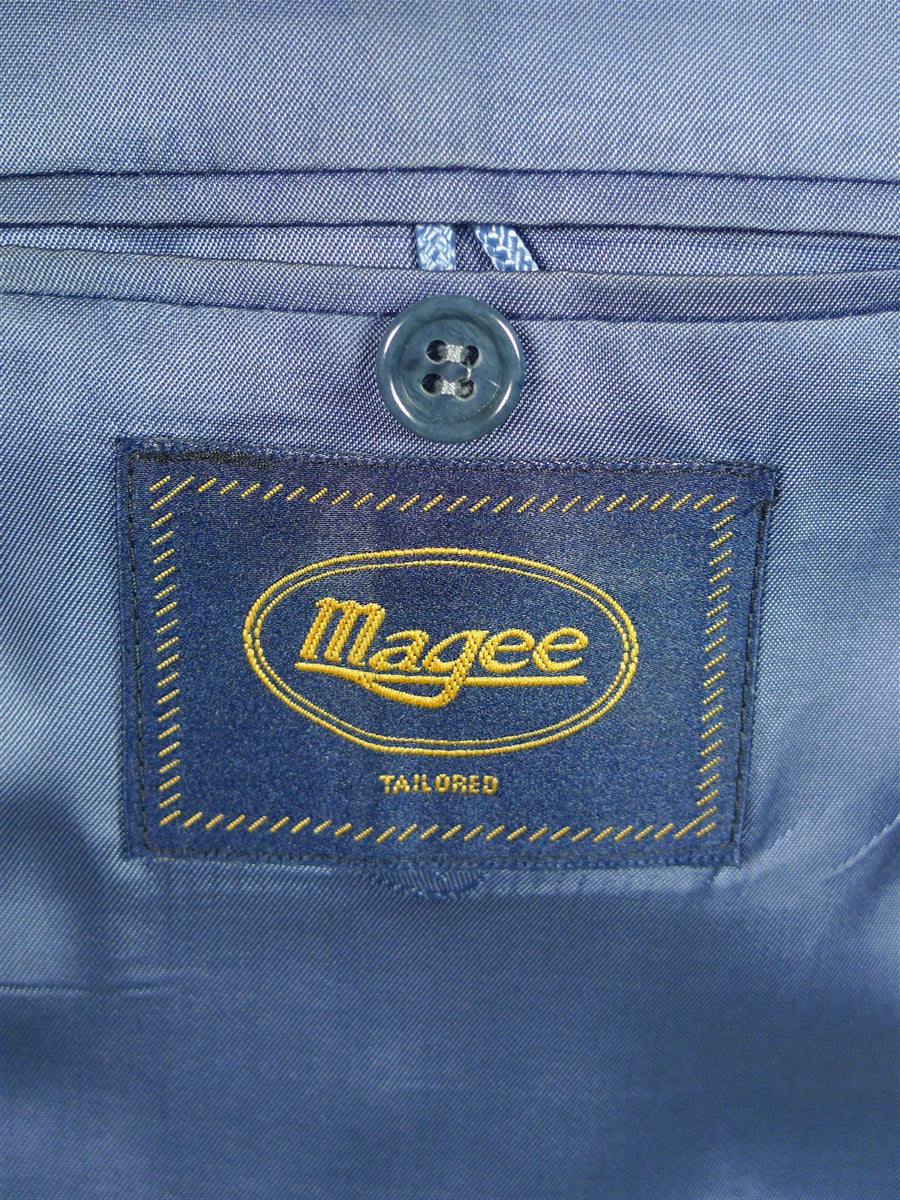 26/0790 immaculate vintage irish blue / green gun check shooting style tweed country sports jacket 46 regular