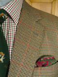 26/0801 near immaculate fallon & harvey savile row shepherds check sports jacket blazer in harrisons pure cashmere cloth 39-40 regular
