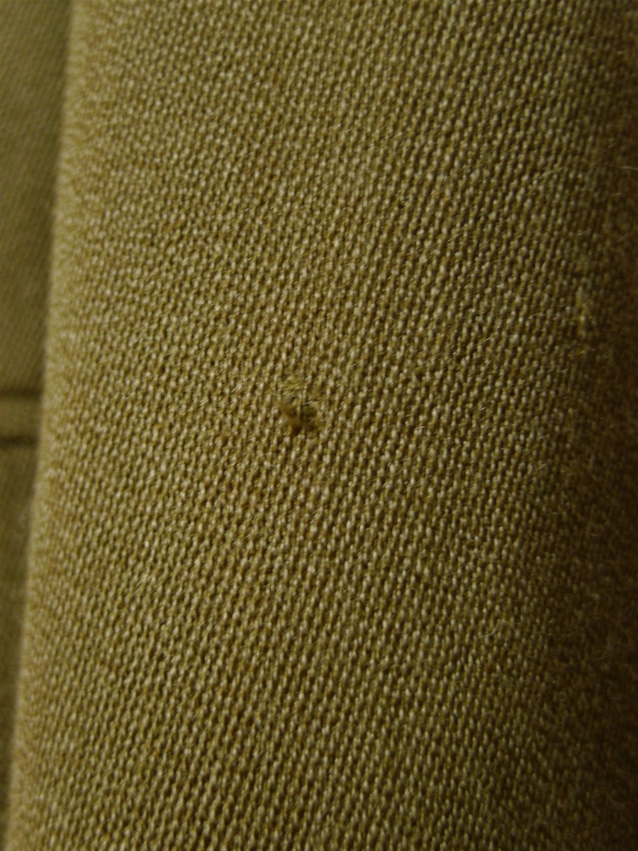 26/0803 vintage baron of piccadilly khaki venetian wool covert coat overcoat 46 regular