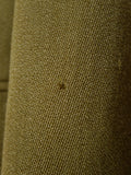 26/0803 vintage baron of piccadilly khaki venetian wool covert coat overcoat 46 regular