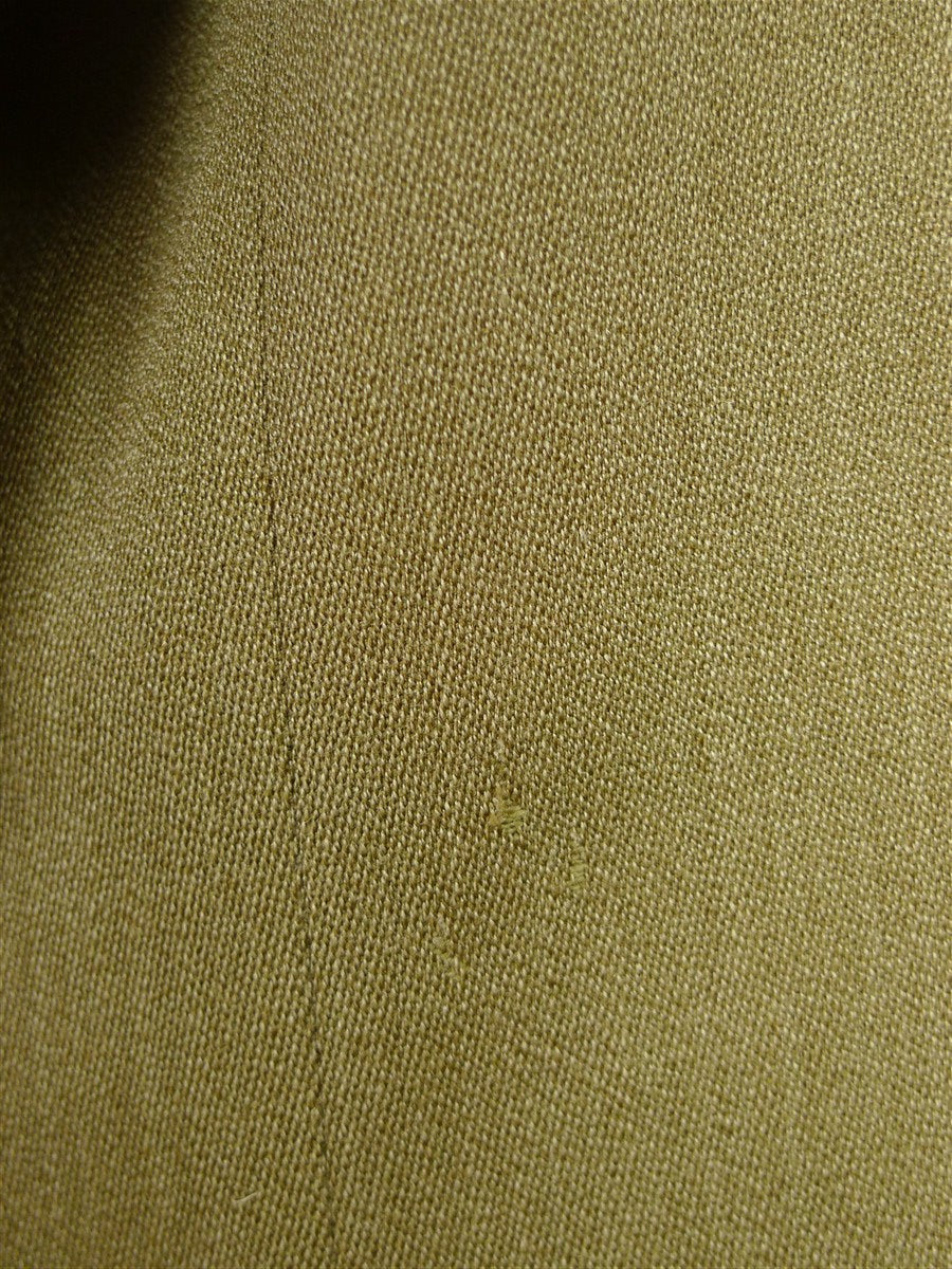 26/0803 vintage baron of piccadilly khaki venetian wool covert coat overcoat 46 regular