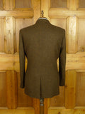 26/0820 immaculate cordings piccadilly brown twill tweed sports jacket blazer w/ contrast linings 44 long