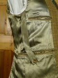 26/0814 wonderful vintage p&j haggart of aberfeldy heavyweight khaki wp check 3-piece tweed shooting suit 44 regular