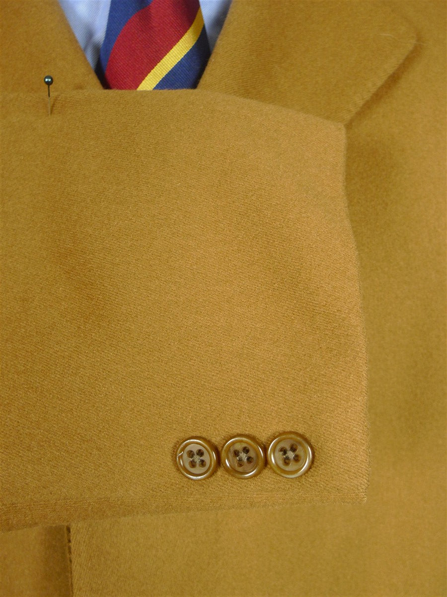 26/0825 immaculate 1980s vintage aquascutum heavyweight tan brown venetian wool fly-front coat overcoat 46 short