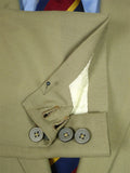 26/0827 couch & hoskin 2004 city of london bespoke pale khaki fresco weave wool suit 42-43 short
