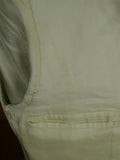 26/0827 couch & hoskin 2004 city of london bespoke pale khaki fresco weave wool suit 42-43 short