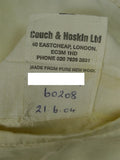 26/0827 couch & hoskin 2004 city of london bespoke pale khaki fresco weave wool suit 42-43 short