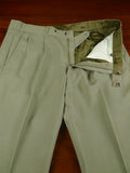 26/0827 couch & hoskin 2004 city of london bespoke pale khaki fresco weave wool suit 42-43 short