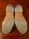26/0853 vintage tricker's northampton british black brogue leather country shoe uk 10