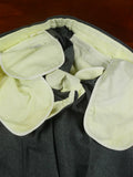 26/0839 immaculate vintage aquascutum grey worsted flannel flat front trouser w/ daks tabs 35