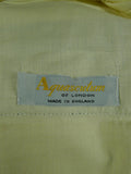26/0839 immaculate vintage aquascutum grey worsted flannel flat front trouser w/ daks tabs 35