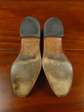 26/0852 vintage british brown brogue leather country shoe uk 9