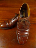 26/0850 vintage 1980s austin reed london brown brogue shoe uk 8.5