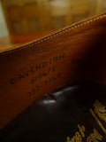 26/0850 vintage 1980s austin reed london brown brogue shoe uk 8.5