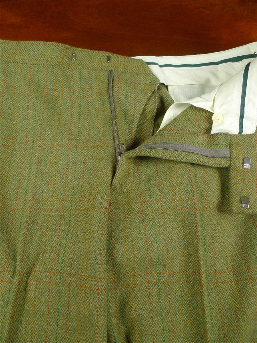 26/0843 vintage bladen green wp check tweed shooting breeks 34-38