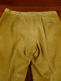 26/0841 immaculate 2016 kent haste lachter savile row bespoke tan brown corduroy trouser 37-41
