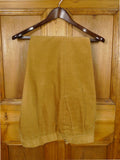26/0841 immaculate 2016 kent haste lachter savile row bespoke tan brown corduroy trouser 37-41