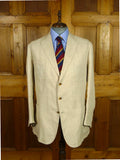 26/0847 immaculate 2015 kent haste lachter savile row bespoke unstructured linen chore jacket blazer 48 regular to long