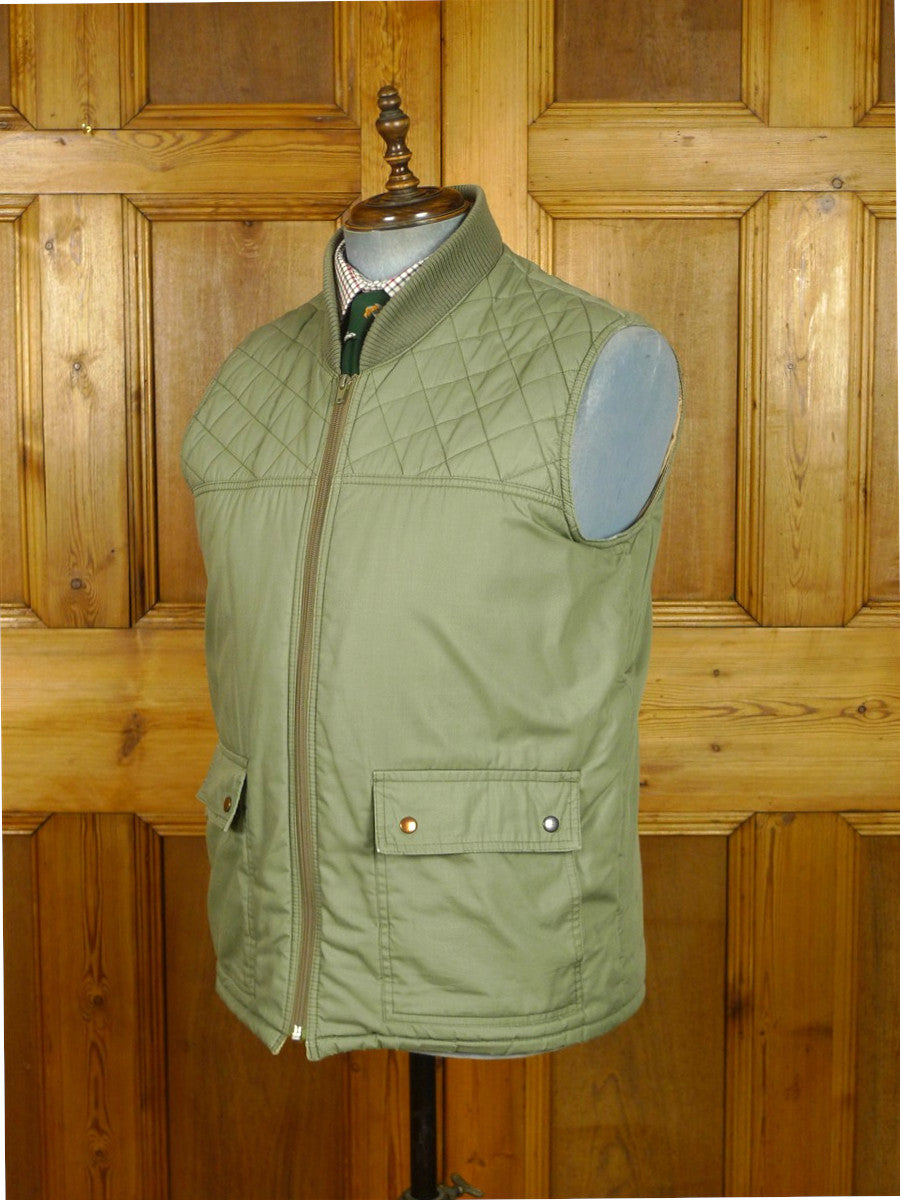 26/0856 vintage grenfell poly / cotton mix shooting vest gilet 42-44