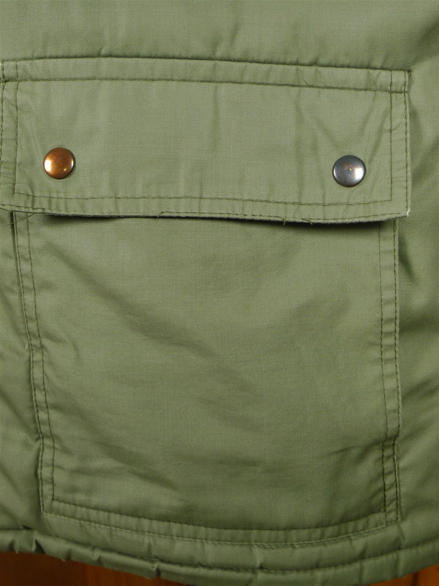 26/0856 vintage grenfell poly / cotton mix shooting vest gilet 42-44