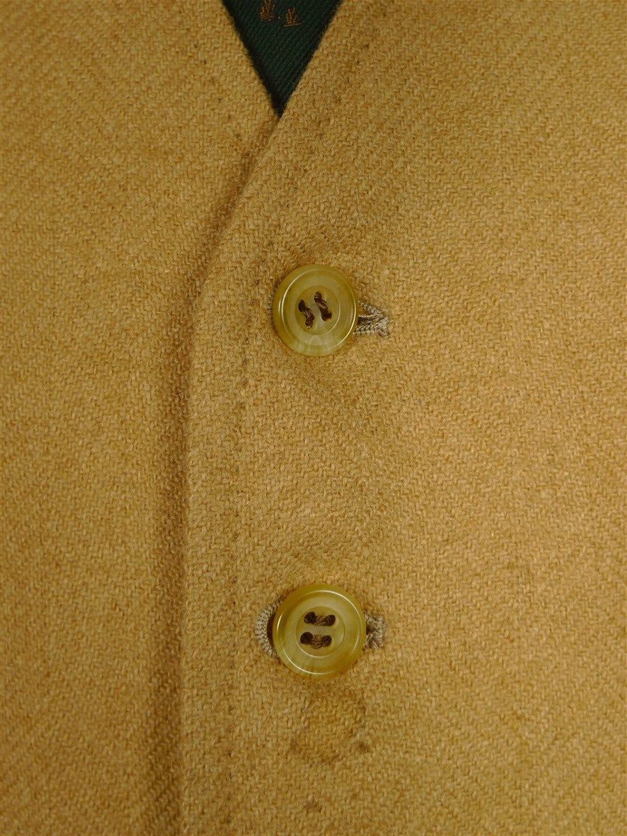 26/0855 vintage burberrys' pure camel hair waistcoat vest 40-41