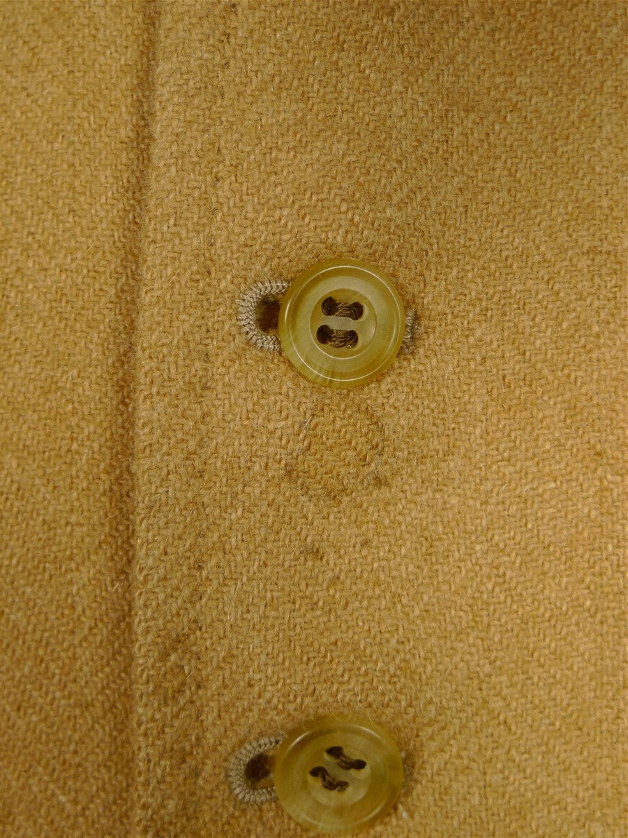 26/0855 vintage burberrys' pure camel hair waistcoat vest 40-41