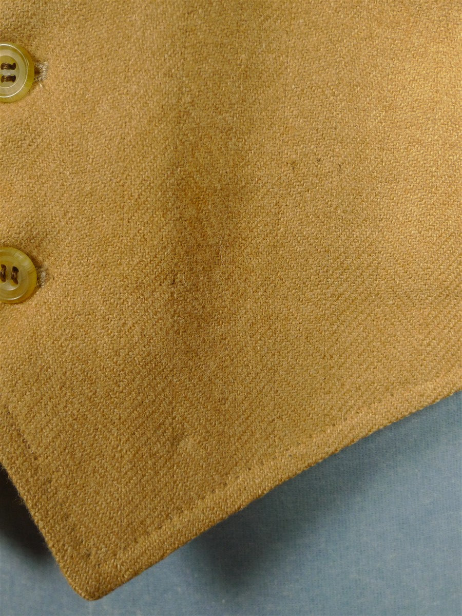 26/0855 vintage burberrys' pure camel hair waistcoat vest 40-41