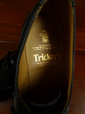 26/0881 nearly new tricker's 'devon' black calf leather oxford brogue shoe uk 8.5
