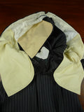 26/0864 vintage savile row bespoke high-rise 'cashmere -stripe' worsted morning dress trouser 28-32