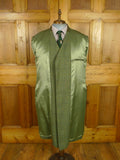 26/0867 immaculate sutherland sporting tweed scottish wp check green paddock coat overcoat w/ moleskin collar 44-46