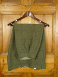 26/0872 heavyweight scottish tailor-made green wp check tweed shooting breeks 39-44