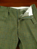26/0872 heavyweight scottish tailor-made green wp check tweed shooting breeks 39-44