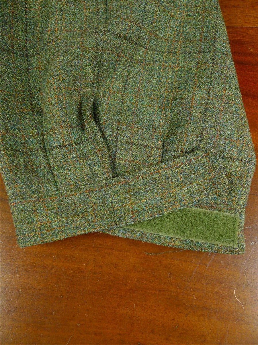 26/0872 heavyweight scottish tailor-made green wp check tweed shooting breeks 39-44
