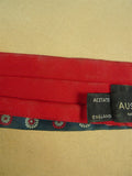 26/0894 genuine vintage austin reed blue / red pattern cravat for vintage revivals