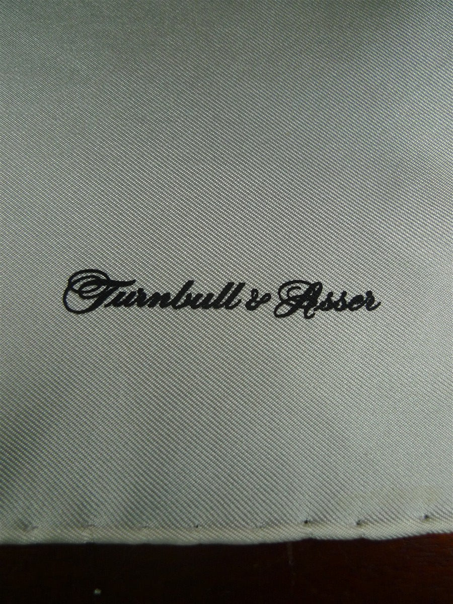 26/0941 ivory white turnbul & asser jermyn street silk pocket square