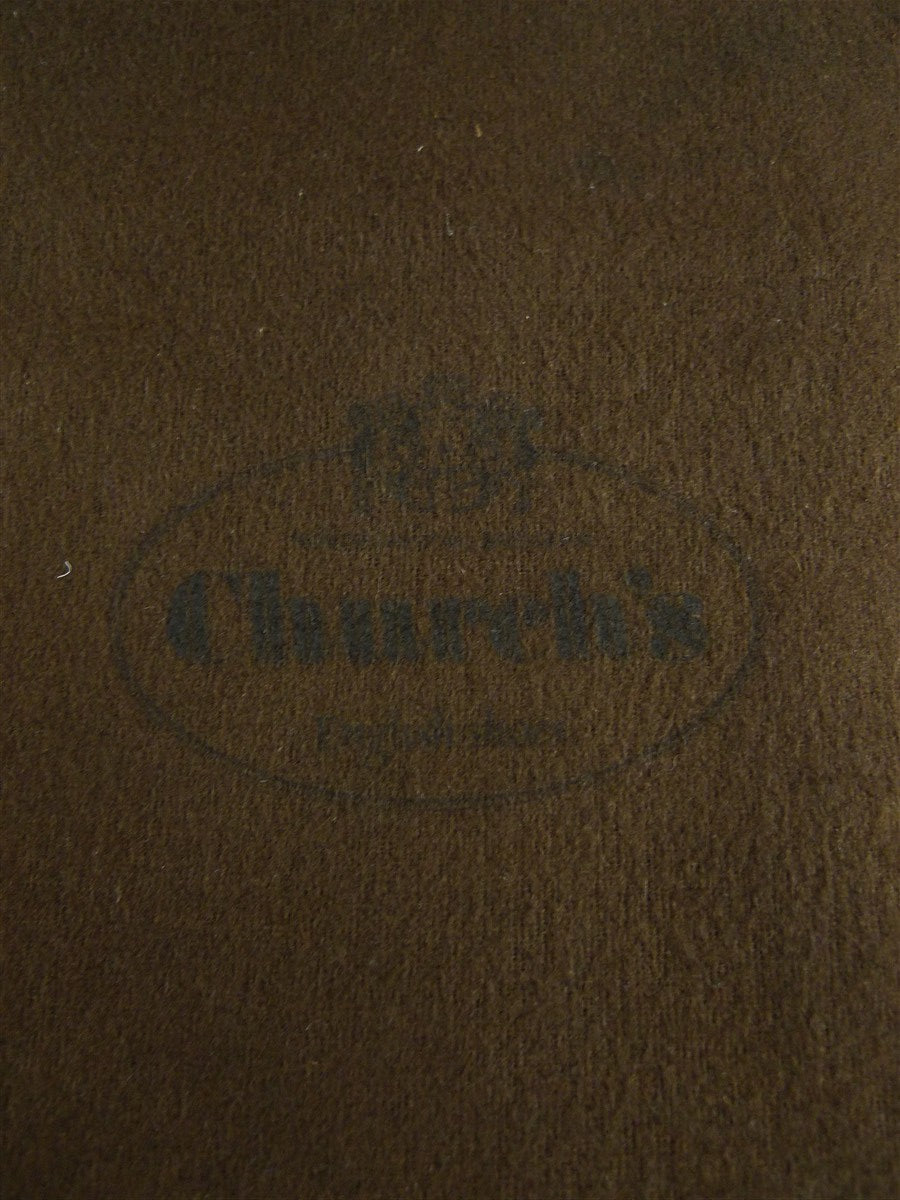 26/0933 church's brown felt shoe bags pair