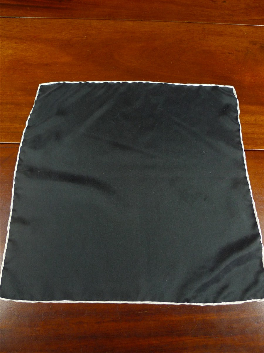 26/0944 immaculate vintage black silk evening dress pocket square