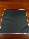 26/0944 immaculate vintage black silk evening dress pocket square