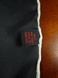 26/0944 immaculate vintage black silk evening dress pocket square