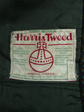 26/0961 wonderful genuine vintage extra-heavyweight dark green houndstooth check harris tweed sports jacket 41 short to regular