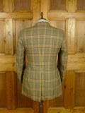 26/0962 immaculate vintage john g hardy bold check tweed sports jacket 41-42 long
